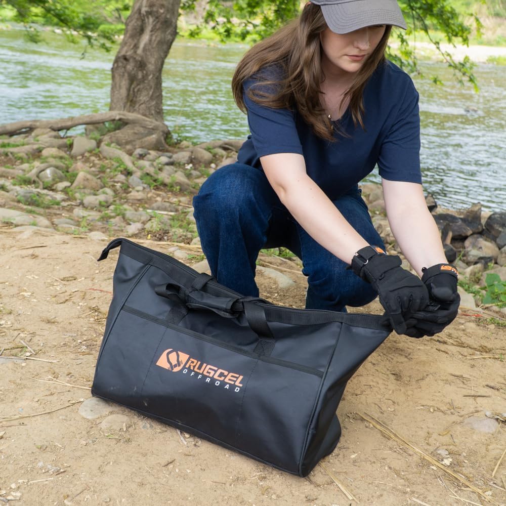 RUGCEL WINCH UV-resistant nylon coating withstands harsh environmental conditions.