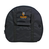 Rugged Tools cable bag with full-zip closure keeps cables securely stored.