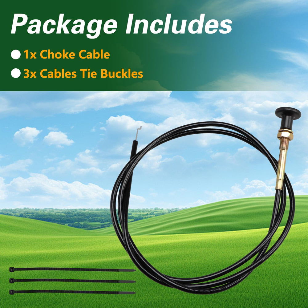 RUHUALIFE choke cable for Maverick enabling dependable choke action during yard tasks