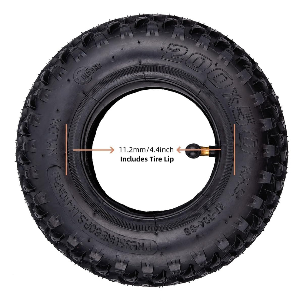 RUHUO 200x50 inner tube with strong air retention for smoother rides