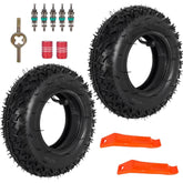 RUHUO 200x50 knobby tire for RZ scooters improves grip on rough terrain