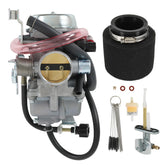RUIANOMG carburetor for Kawasaki Bayou 300 assembly improves throttle response and reliability.