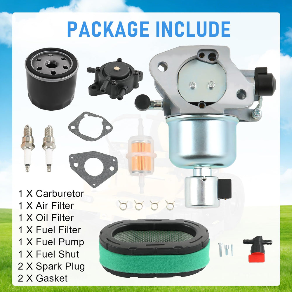 RUIANOMG fuel filter included preserves fuel quality for consistent startup.
