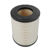 RUIANOMG P527682 air filter side view showing durable housing for Freightliner compatibility