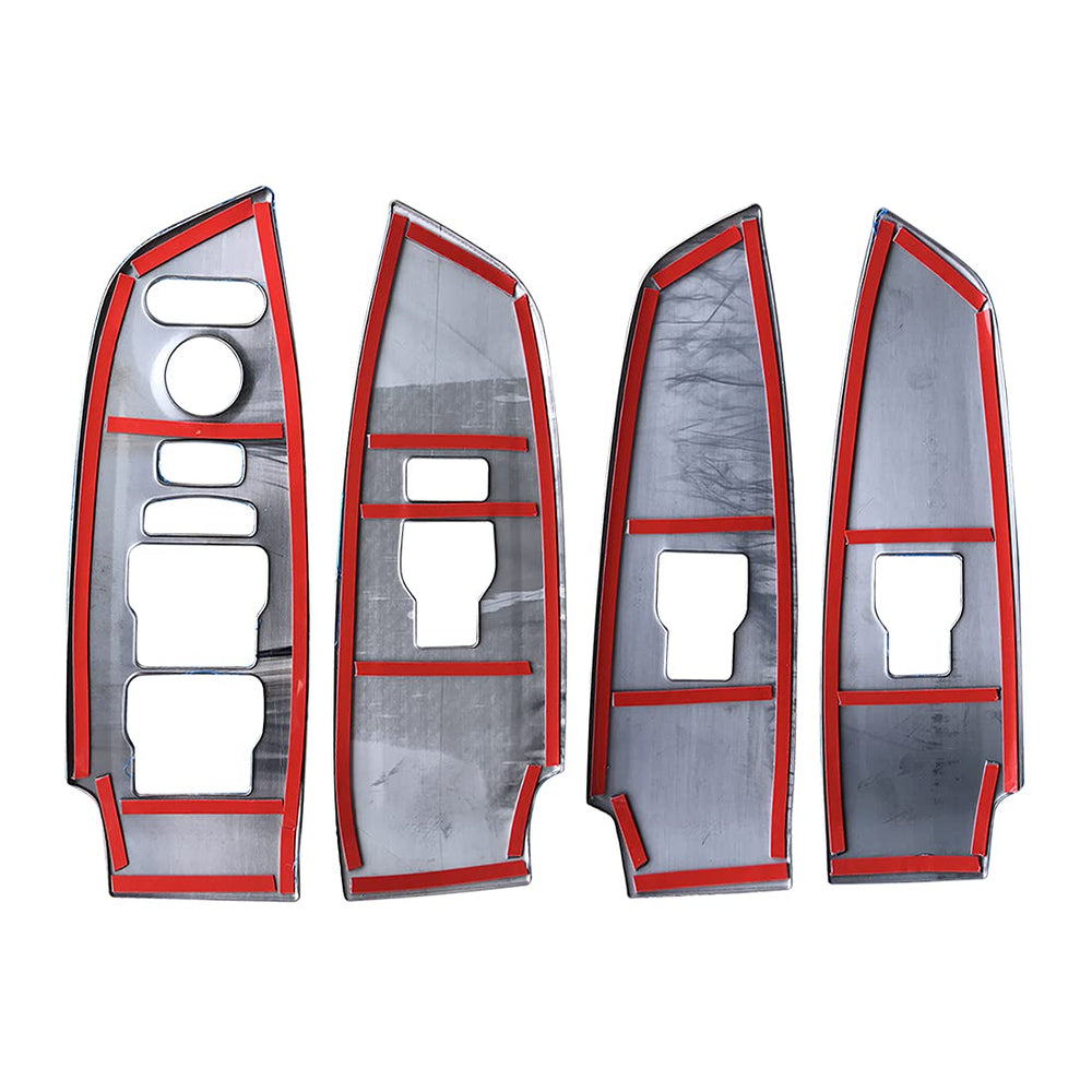 RUIHE carbon fiber door handle cover provides cohesive cabin styling.