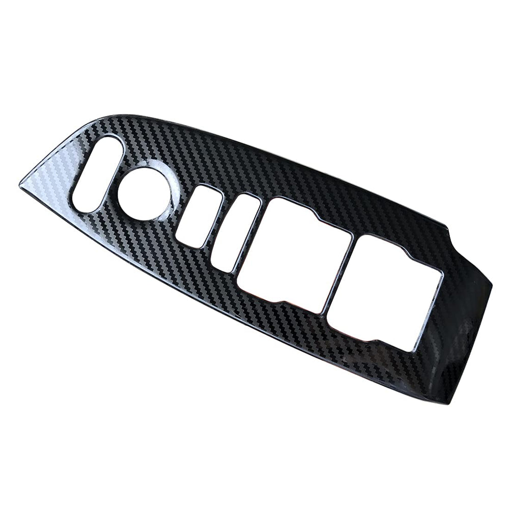 RUIHE carbon fiber switch cover adds a refined touch to the control area.