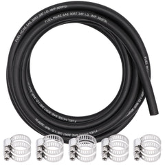 Ruikarhop fuel hose 3/8-inch ID closeup showing sturdy NBR rubber for reliable fuel transfer