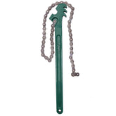 Ruikarhop heavy-duty chain wrench gripping an oil filter for easy removal.