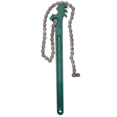 Ruikarhop heavy-duty chain wrench gripping an oil filter for easy removal.