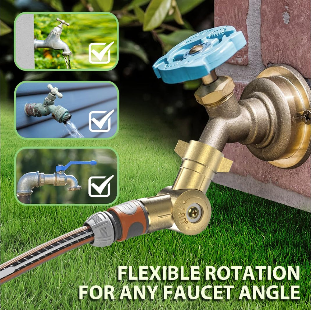 RUILIXIN 180° swivel design protects hoses from bending.