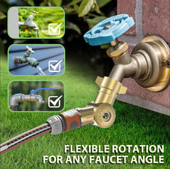 RUILIXIN 180° swivel design protects hoses from bending.
