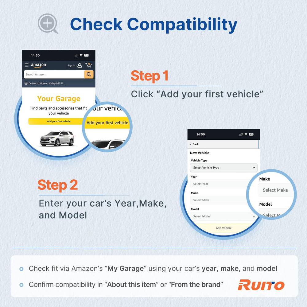 RUITO CF10285 replacement reminder helps maintain steady airflow.