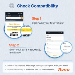 RUITO CF10285 replacement reminder helps maintain steady airflow.