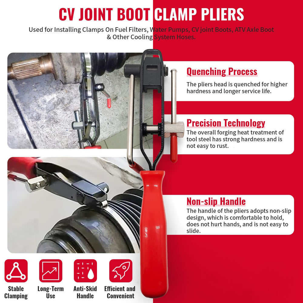 RUITONDA anti-slip PVC-handle pliers improve grip and reduce fatigue.