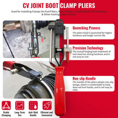 RUITONDA anti-slip PVC-handle pliers improve grip and reduce fatigue.