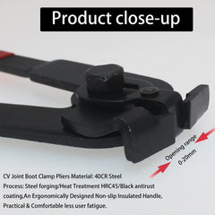RUITONDA ergonomic non-slip handle reduces fatigue during extended use