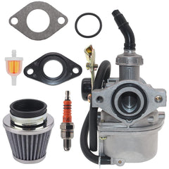 RUITONDA PZ19 carburetor front view shows compact design for easy installation.