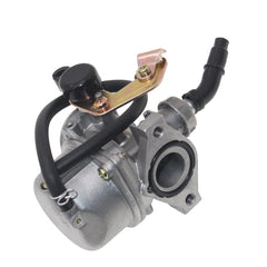 RUITONDA PZ19 carburetor in-use dirt bike setup suggests smooth throttle control.