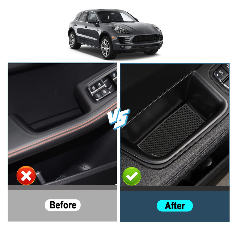 Ruiya center console storage tray reduces clutter in Porsche Macan