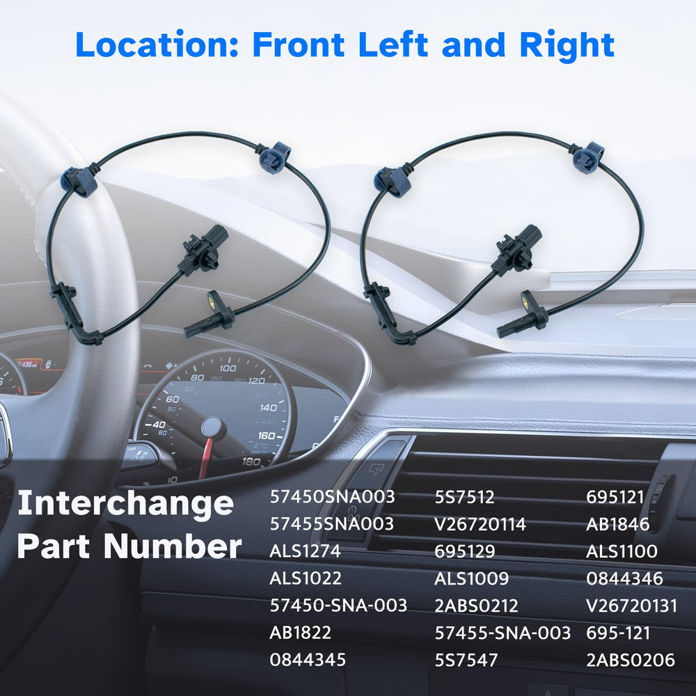 Ruizure ALS1022 front-left sensor for Honda Civic offers durable construction.