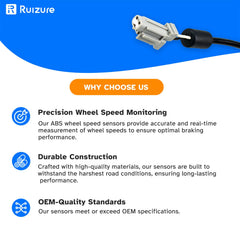 Ruizure durable ABS sensor withstands road wear for longer life.
