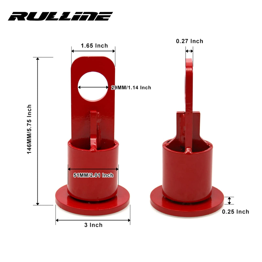 RULLINE 5th Wheel Lifting Bracket assembly shows installation readiness and secure fit.