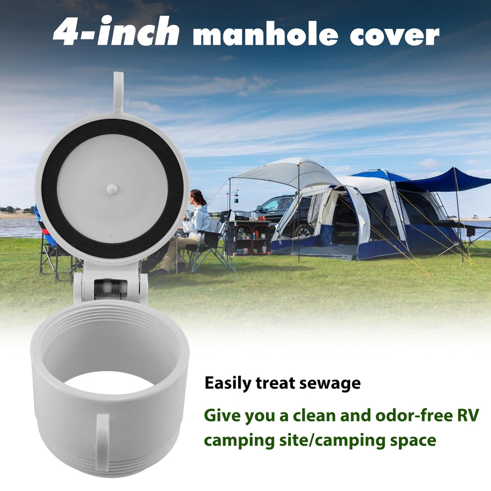 RULLINE odor-proof sewer cap seals odors for a fresher campsite environment.