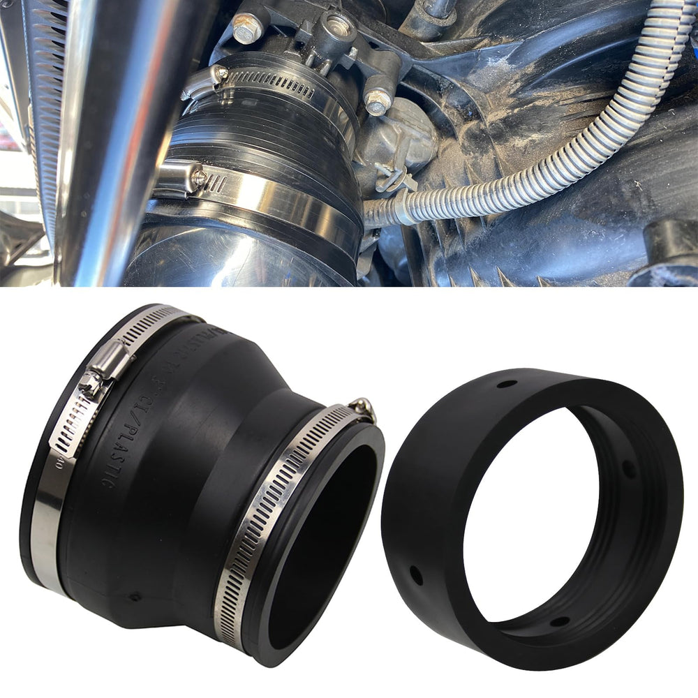 RULLINE reducer coupler 4in to 3in for reliable RV plumbing connections.