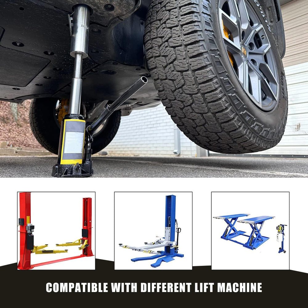 RULLINE Rivian jack pad installed on corner for safe lifting