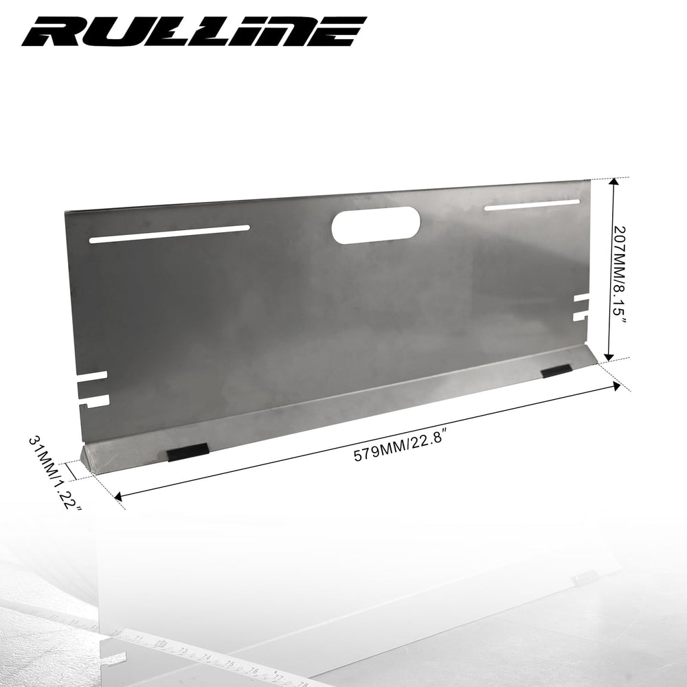RULLINE toe alignment tool with 5 m tape measures for precise hub readings.