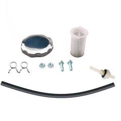 Ruma fuel tank kit cap close-up for secure refueling on the go.