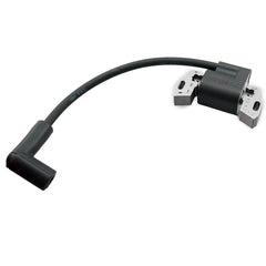 Ruma ignition coil close-up for Briggs Stratton compatibility, highlighting durable build.