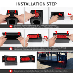 RUNBAITOO installation on trailer frame is quick and secure