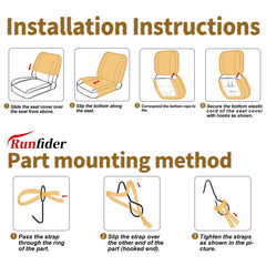 Runfider packaging keeps folds minimal; quick return to shape after unpacking.