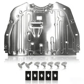 Runfider engine splash shield for Honda Civic front view protects the engine bay from road debris.