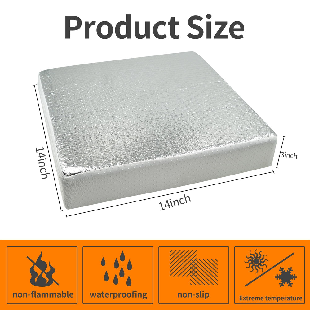 Runfider vent insulator interior with foam-core insulation.