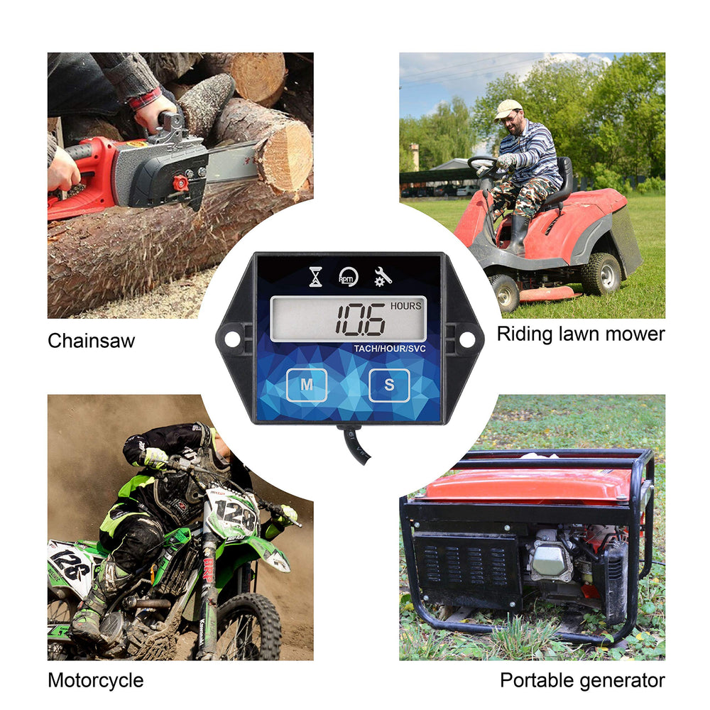 Runleader HM011F compact digital gauge fits dashboards without clutter.