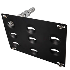 Runmade adjustable spacers detail showing flexible bumper clearance.