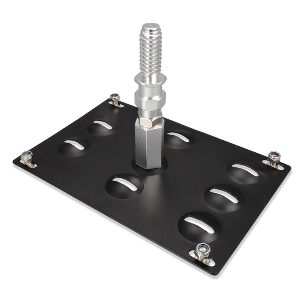 Runmade plate spacing options help align with bumper curvature.