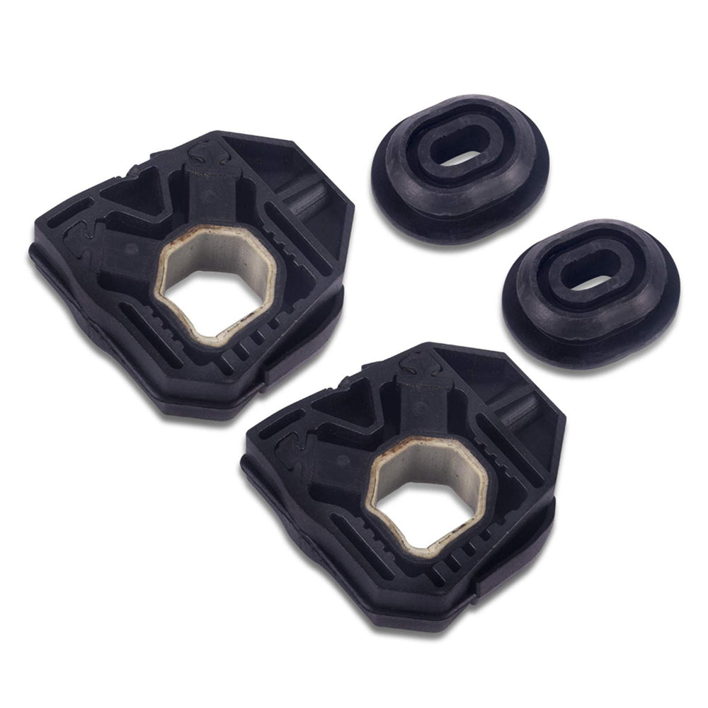 Runmade upper and lower radiator mounts four-piece kit for secure engine support
