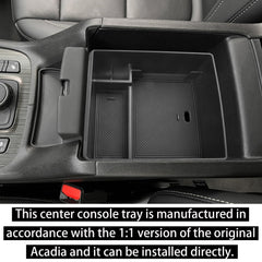 RUNROAD Acadia compartment organization reduces clutter during daily drives.