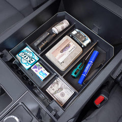 RUNROAD armrest tray in black ABS finish adds durable extra storage.