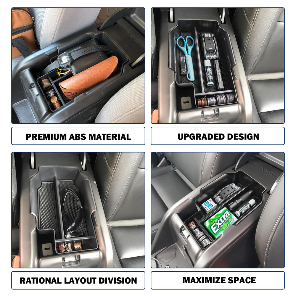 RUNROAD black finish matches cabin aesthetics while organizing.