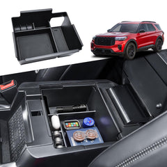 RUNROAD center console organizer tray keeps Explorer items neatly sorted.