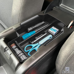 RUNROAD easy tool-free install fits tightly in the console.