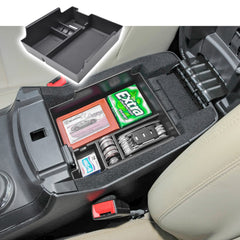 RUNROAD center console insert tray enhances quick access to small items.