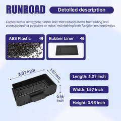 RUNROAD private space compartment highlights discreet storage option