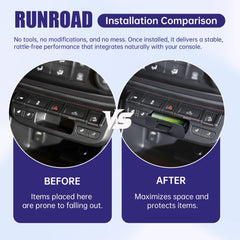 RUNROAD snap-in setup demonstrates tool-free installation