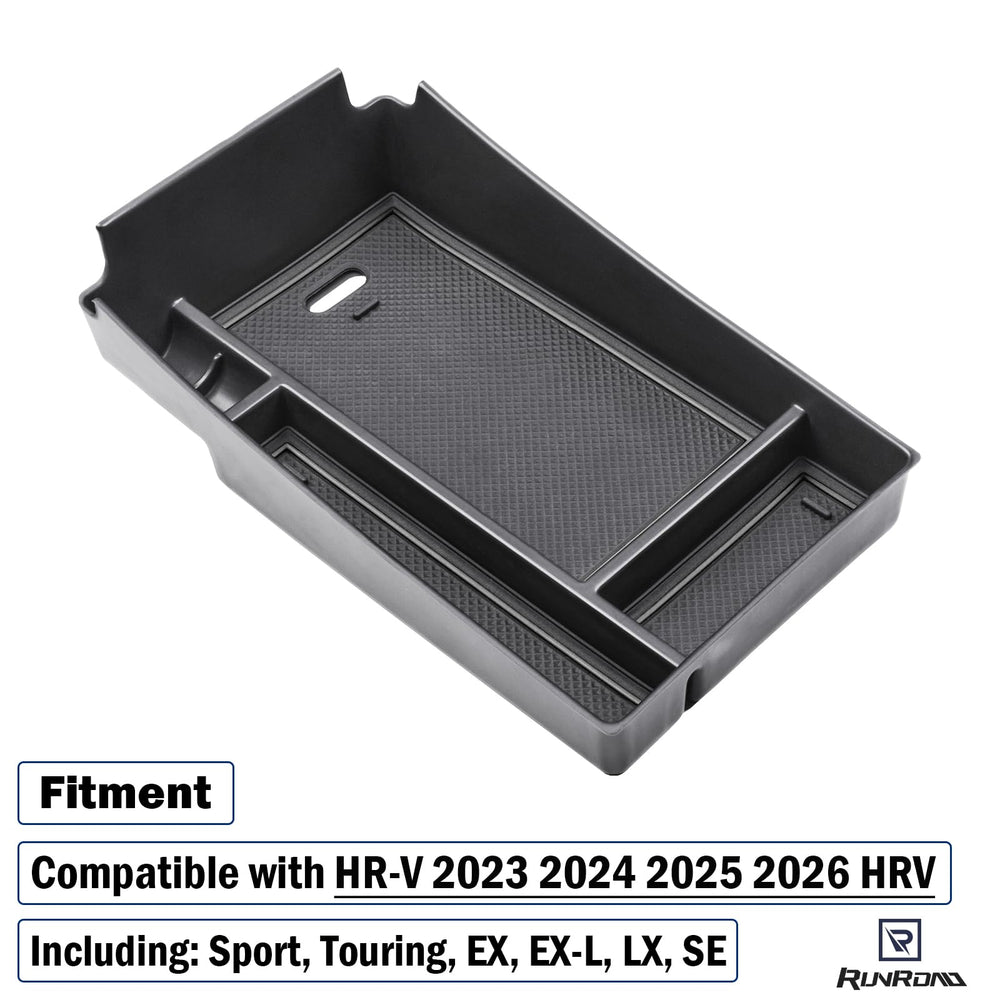 RUNROAD tray with multiple compartments separates essentials like keys and coins.