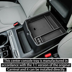 RUNROAD tray with cable cutout enables USB charging without clutter